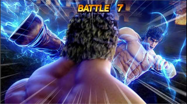 スマスロ　北斗　ケンシロウ スマスロ北斗の拳】バトルパートでケンシロウの攻撃がひっとした