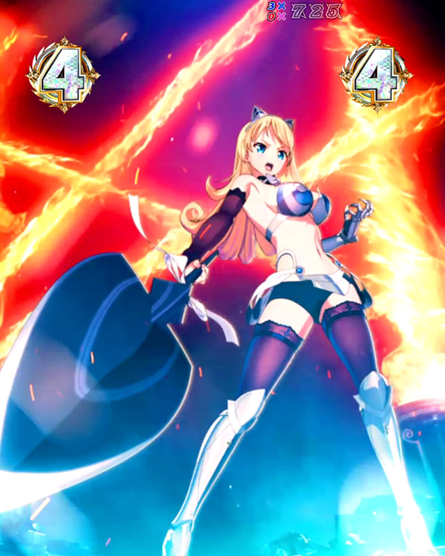 注目演出[Pクイーンズブレイド4 UNLIMITED ナナエルver.]解析