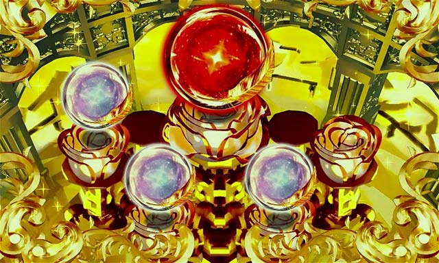 M・Y・K PARADISE中の演出[Pクイーンズブレイド4 UNLIMITED