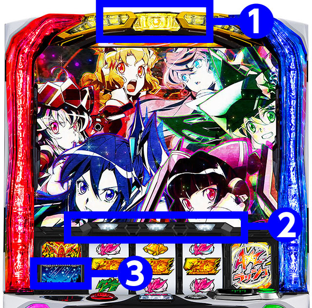 演出期待度・法則(AXZバトル中)[Lパチスロ戦姫絶唱シンフォギア